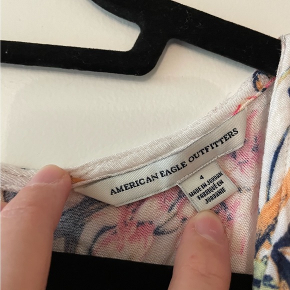 American Eagle Outfitters Tropical Summer High Low Romper Jumpsuit Size 4 - Picture 5 of 9